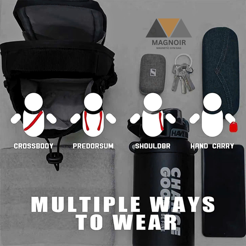 MAGNOIR™ - Magnetic Gym Bag