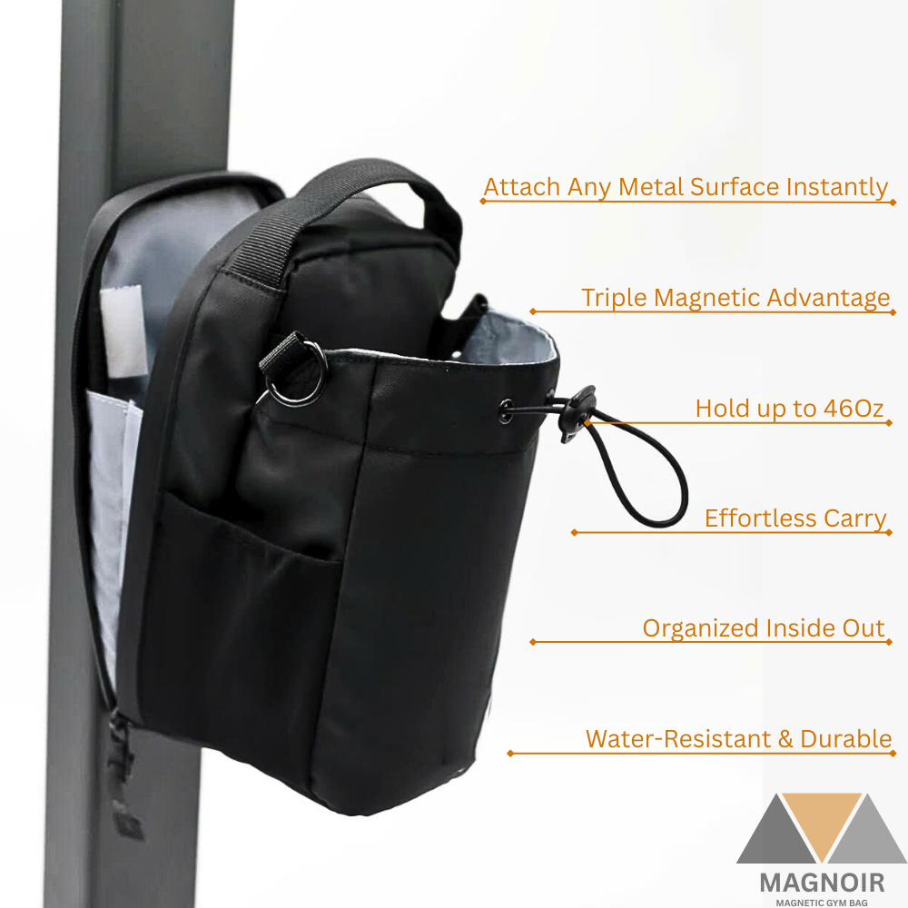 MAGNOIR™ - Magnetic Gym Bag